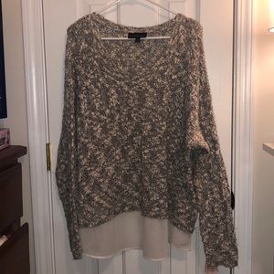 Lane Bryant layered look sweater Pnk3